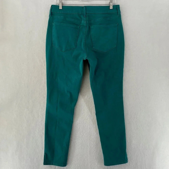 Old Navy Pants Women's Sz 12 Tattle Teal Denim Super Skinny Stretch Ankle Jeans - Picture 2 of 12